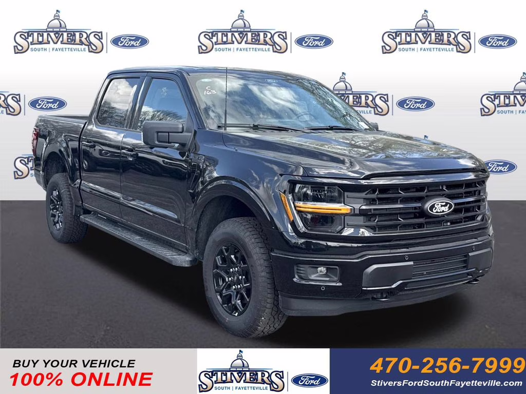 2026 Black Metallic Ford F-150 XLT 4X4 Truck