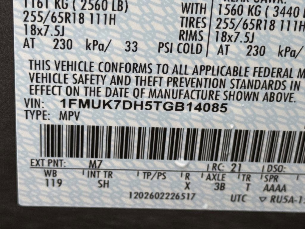 2026 Gray Metallic Ford Explorer Active RWD SUV