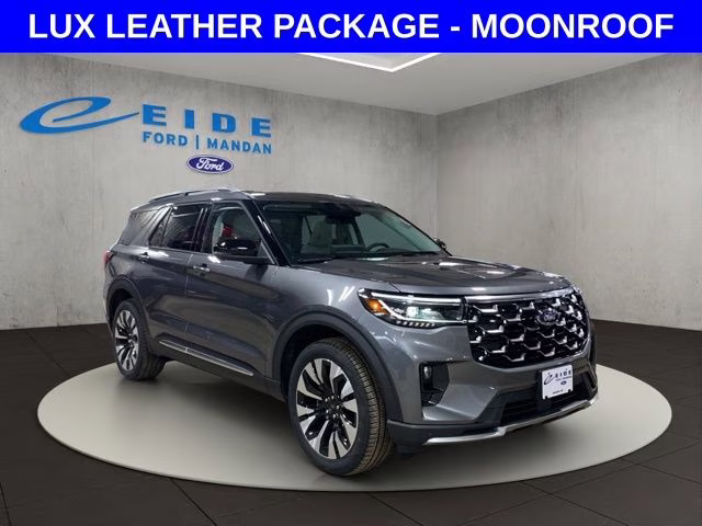 2026 Carbonized Gray Metallic Ford Explorer Platinum 4X4 SUV