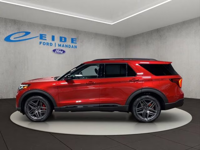 2026 Rapid Red Metallic Tinted Clearcoat Ford Explorer ST-Line 4X4 SUV