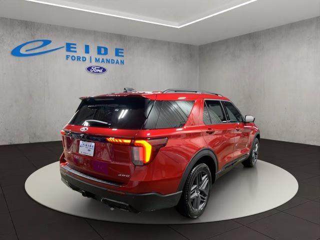 2026 Rapid Red Metallic Tinted Clearcoat Ford Explorer ST-Line 4X4 SUV