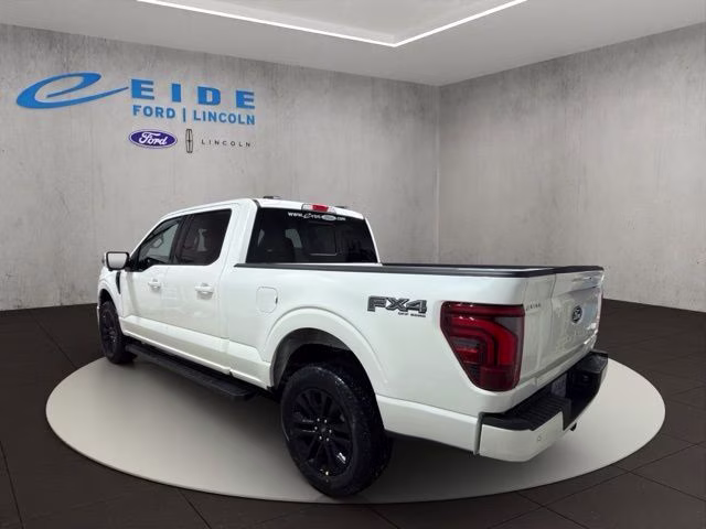 2026 Star White Metallic Tri-Coat Ford F-150 Lariat Black Appearance 4X4 Truck