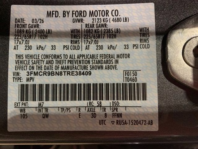 2026 Carbonized Gray Metallic Ford Bronco Sport Big Bend 4X4 SUV