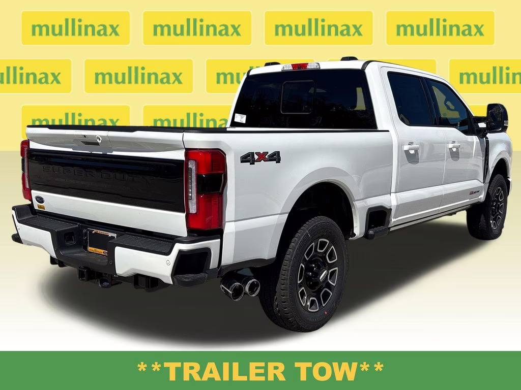2026 Star White Metallic Tri-Coat Ford Super Duty F-350 SRW Platinum 4X4 Truck