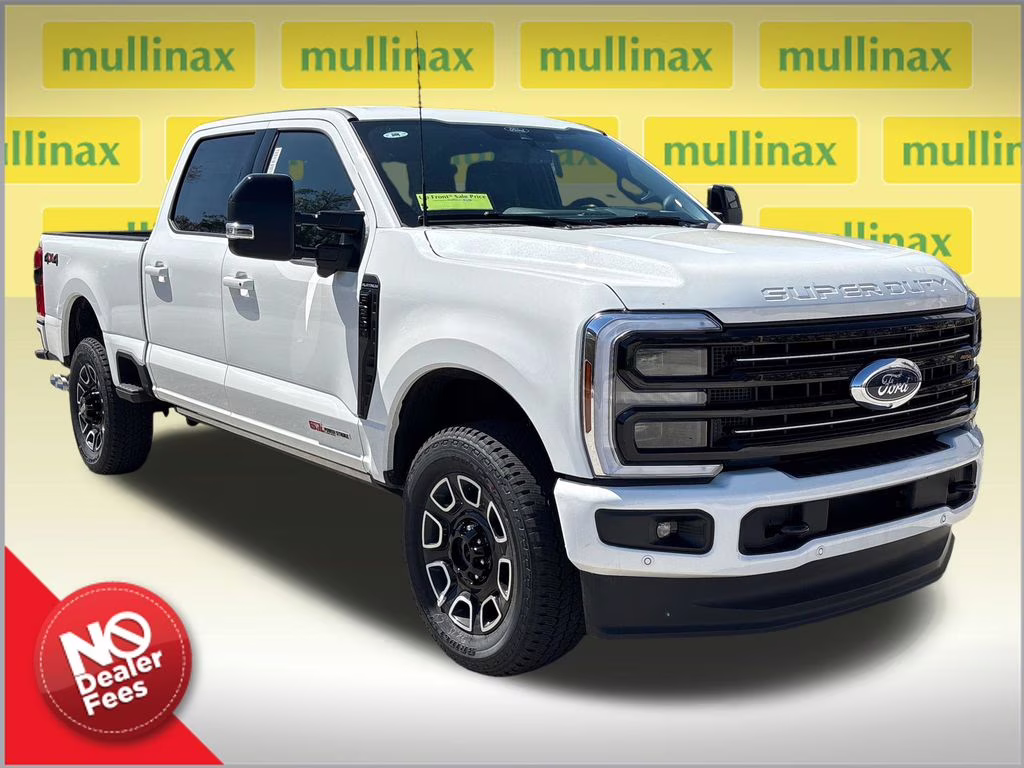 2026 Star White Metallic Tri-Coat Ford Super Duty F-350 SRW Platinum 4X4 Truck