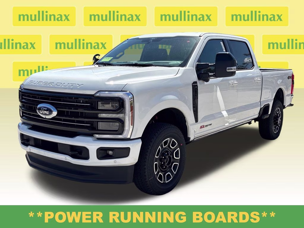 2026 Star White Metallic Tri-Coat Ford Super Duty F-350 SRW Platinum 4X4 Truck