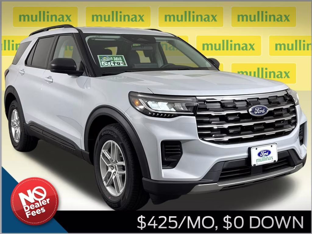 2026 Space White Metallic Ford Explorer Active RWD SUV