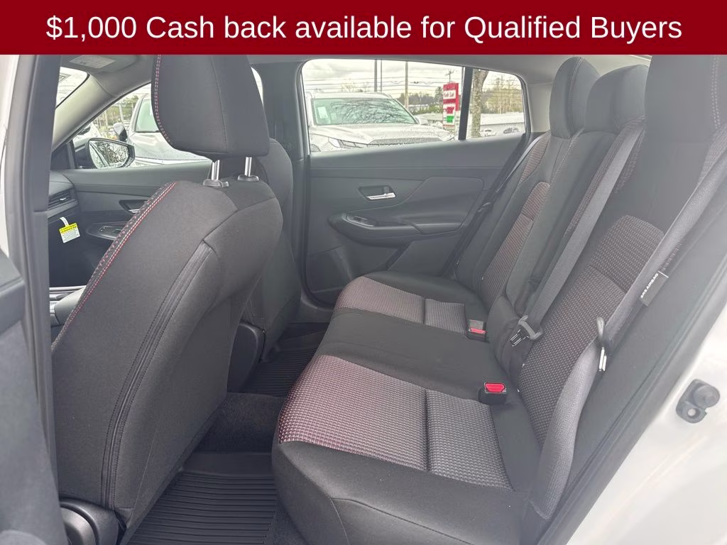 2026 Aspen White/Super Black Nissan Sentra SR FWD Sedan