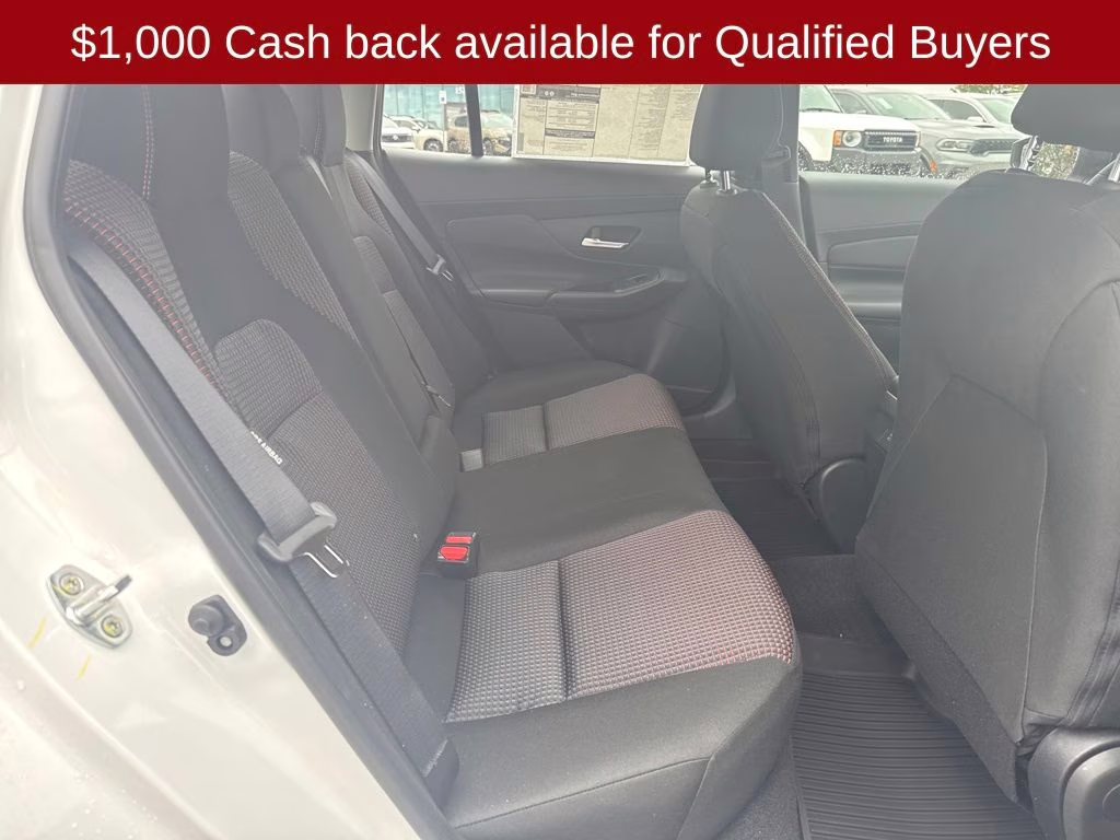 2026 Aspen White/Super Black Nissan Sentra SR FWD Sedan