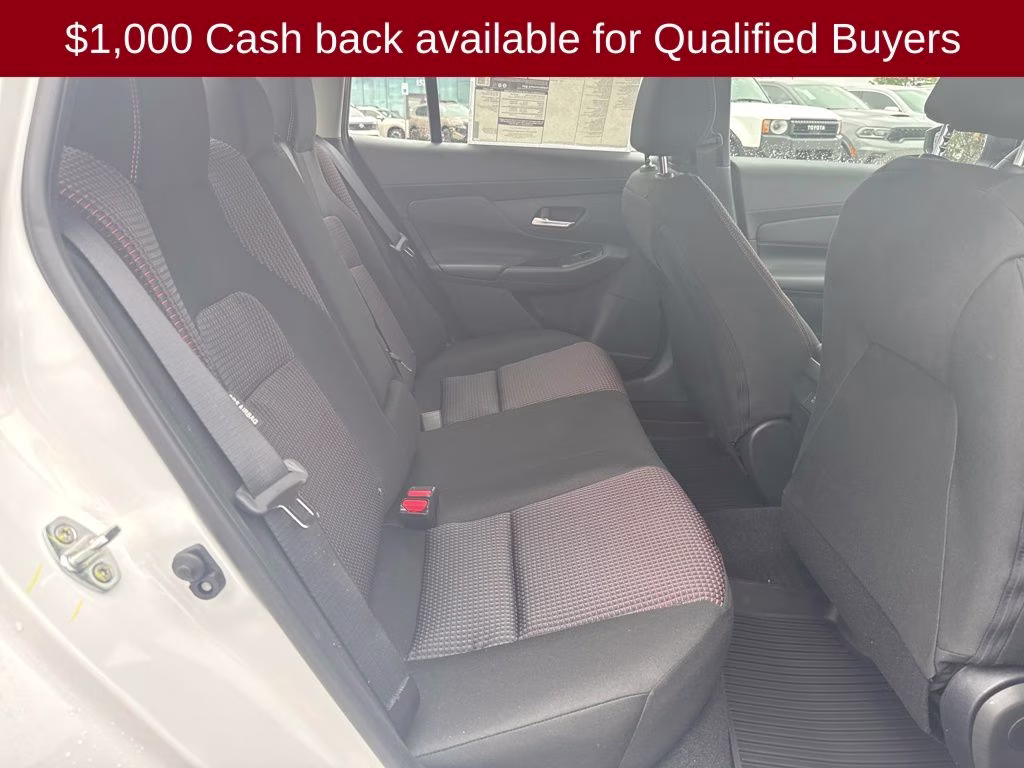 2026 Aspen White/Super Black Nissan Sentra SR FWD Sedan