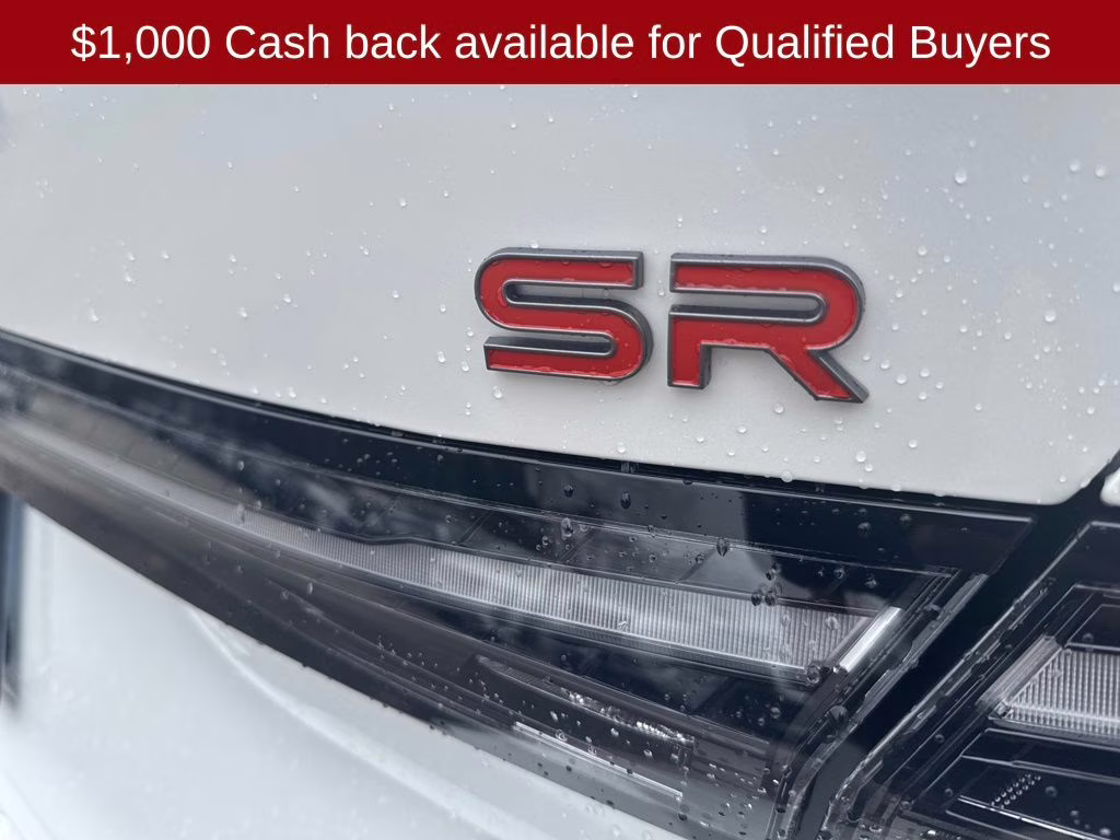 2026 Aspen White/Super Black Nissan Sentra SR FWD Sedan