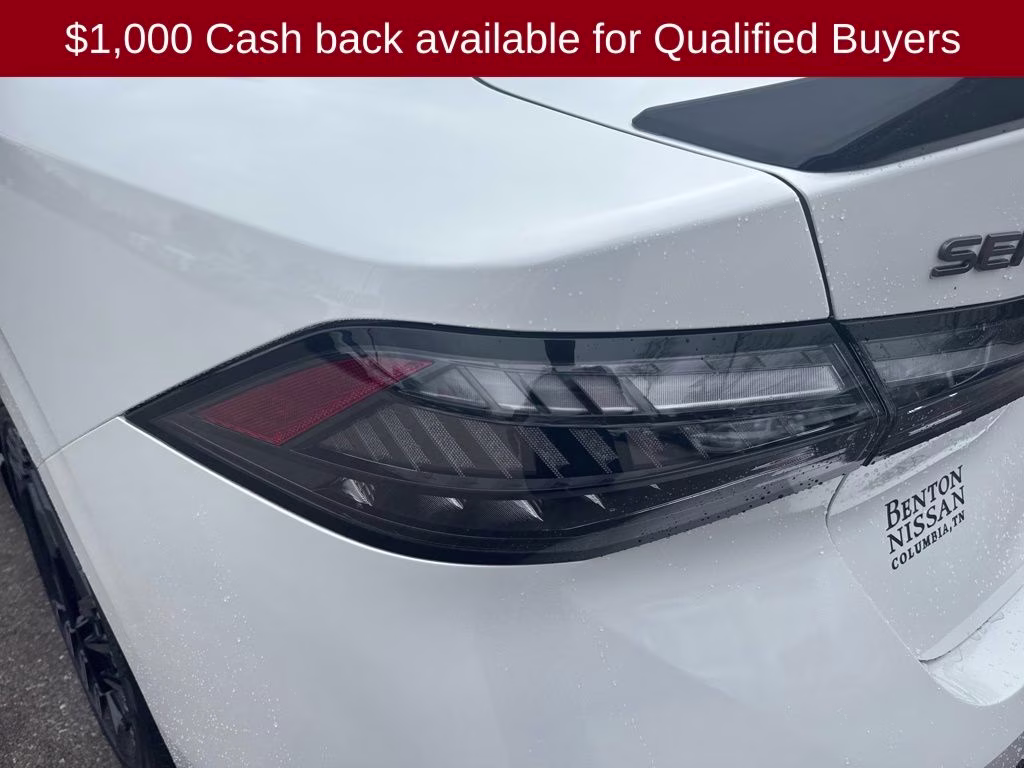 2026 Aspen White/Super Black Nissan Sentra SR FWD Sedan