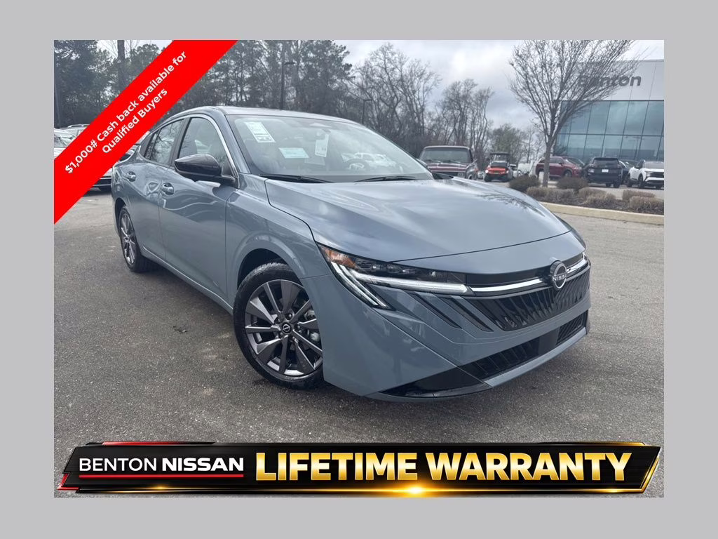 2026 Atlantic Gray Metallic Nissan Sentra SL FWD Sedan