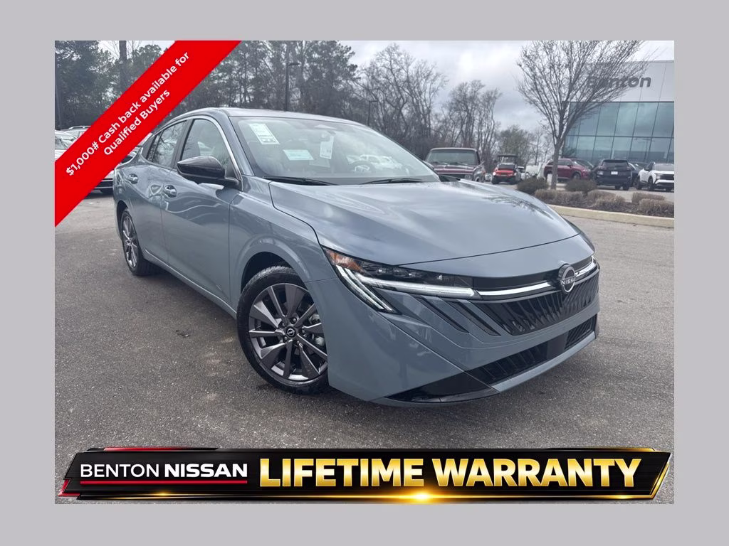 2026 Atlantic Gray Metallic Nissan Sentra SL FWD Sedan