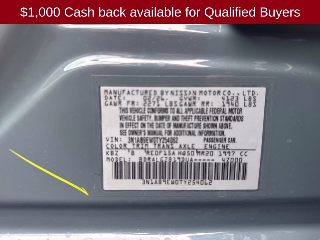 2026 Atlantic Gray Metallic Nissan Sentra SL FWD Sedan