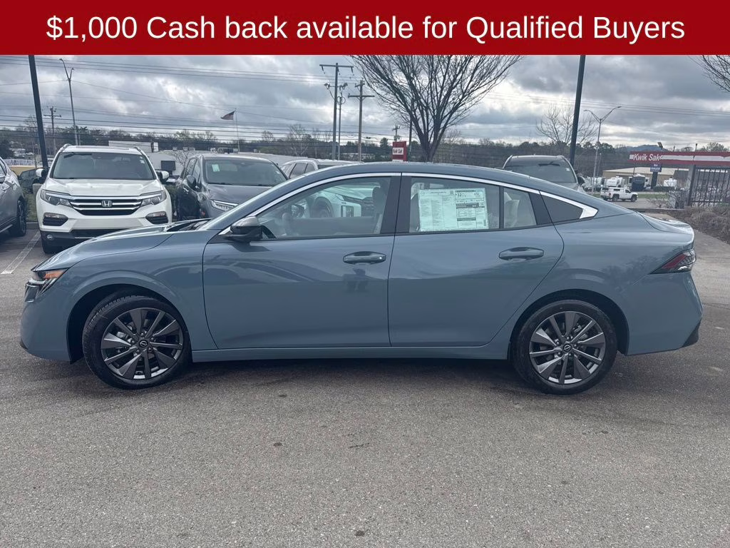 2026 Atlantic Gray Metallic Nissan Sentra SL FWD Sedan