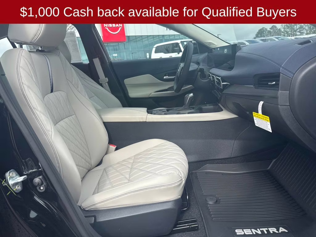 2026 Super Black Nissan Sentra SL FWD Sedan