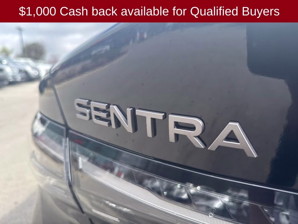 2026 Super Black Nissan Sentra SL FWD Sedan