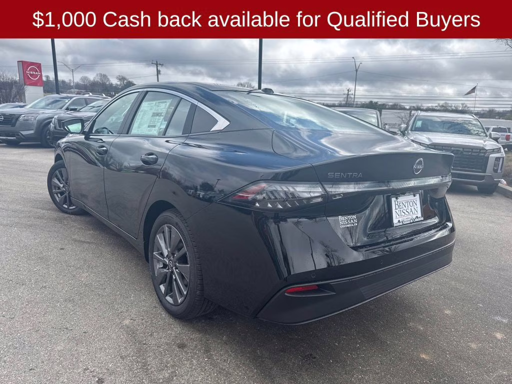 2026 Super Black Nissan Sentra SL FWD Sedan