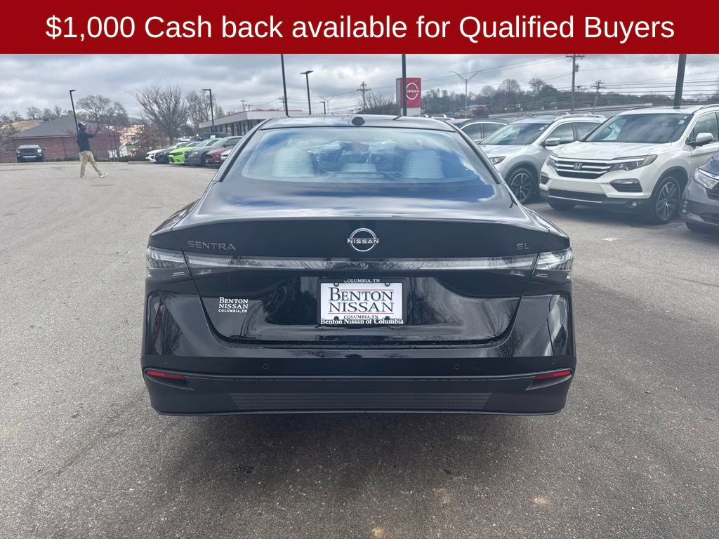 2026 Super Black Nissan Sentra SL FWD Sedan