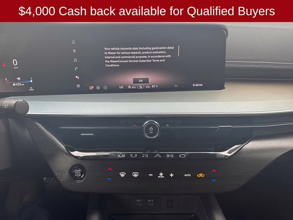 2026 Scarlet Ember Tintcoat Nissan Murano SL AWD SUV