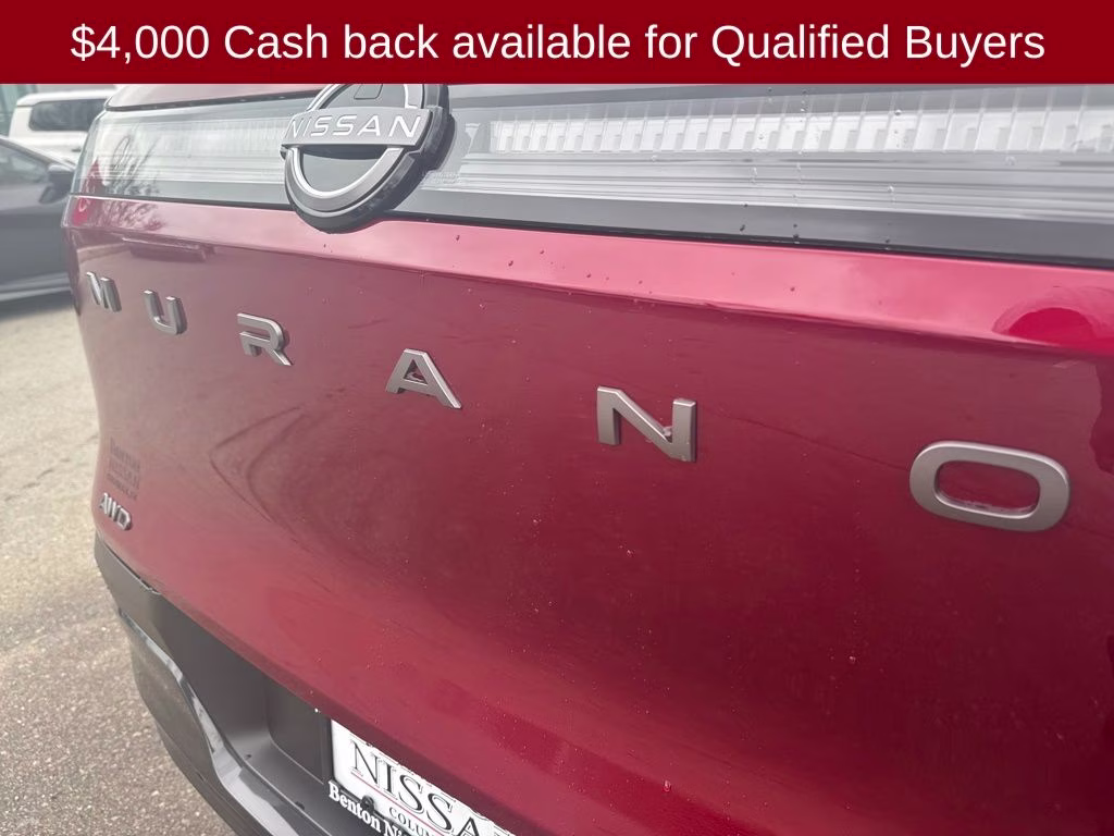 2026 Scarlet Ember Tintcoat Nissan Murano SL AWD SUV