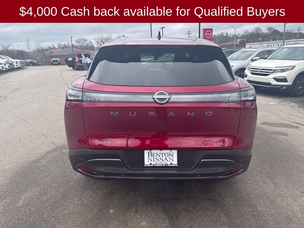 2026 Scarlet Ember Tintcoat Nissan Murano SL AWD SUV