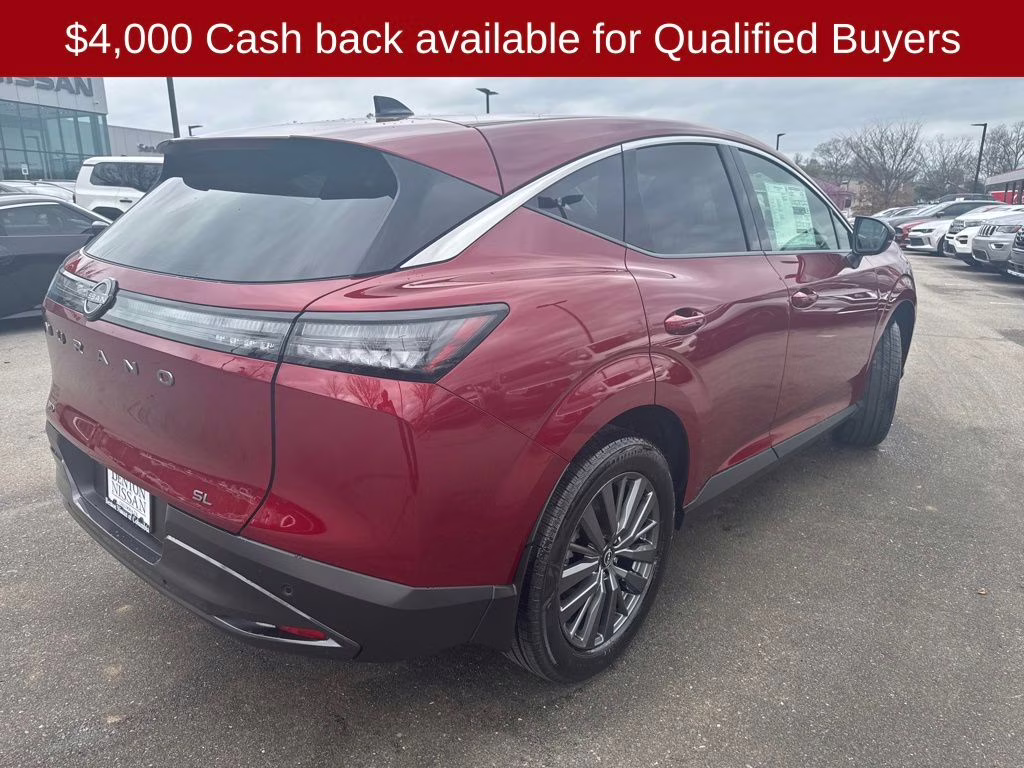 2026 Scarlet Ember Tintcoat Nissan Murano SL AWD SUV