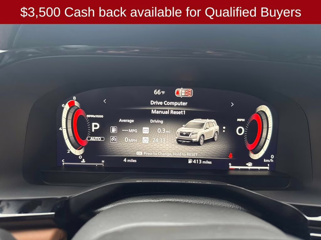 2026 Everest White Pearl Tricoat Nissan Pathfinder Platinum 4X4 SUV