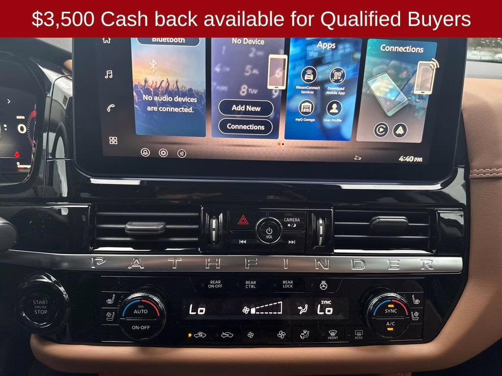 2026 Everest White Pearl Tricoat Nissan Pathfinder Platinum 4X4 SUV