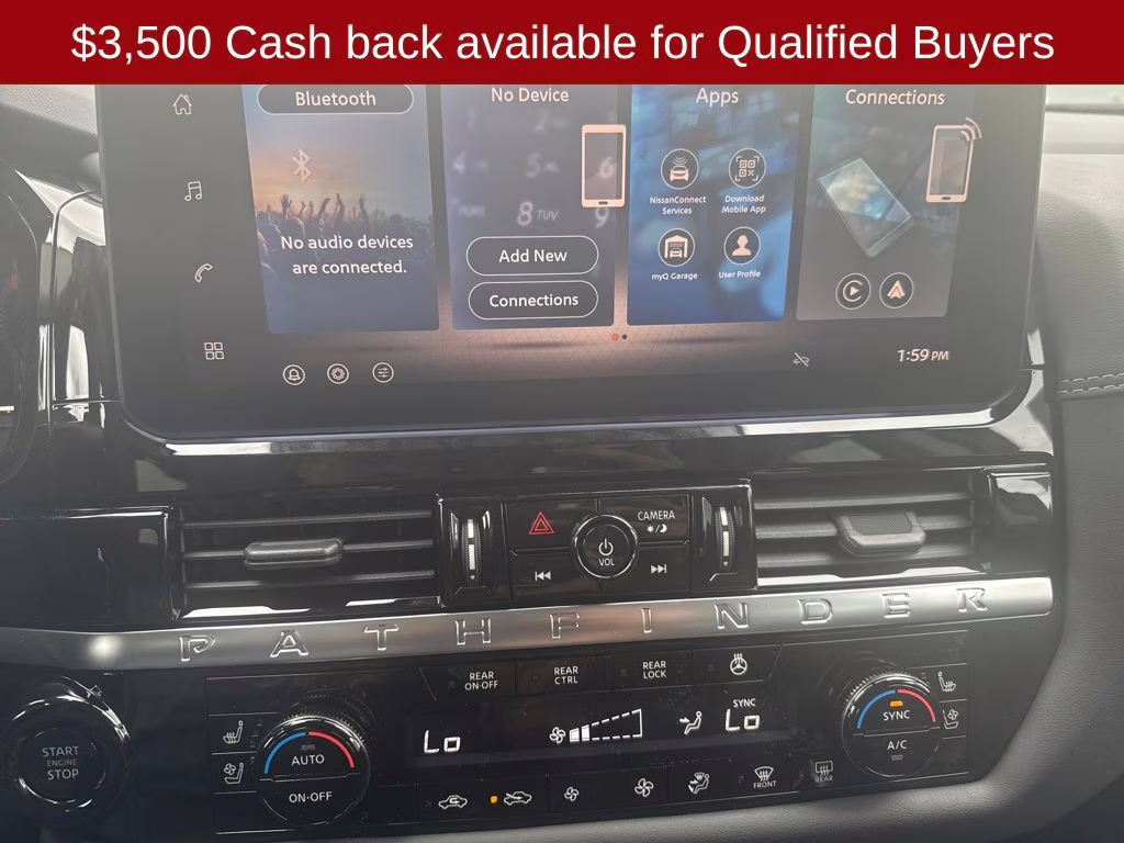 2026 Everest White Pearl Tricoat Nissan Pathfinder Platinum FWD SUV