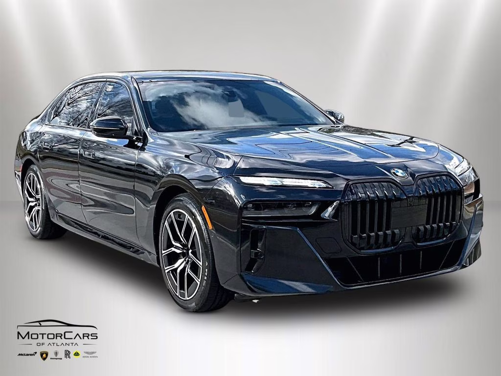 2023 Black Sapphire Metallic BMW 7 Series 760i xDrive AWD Sedan
