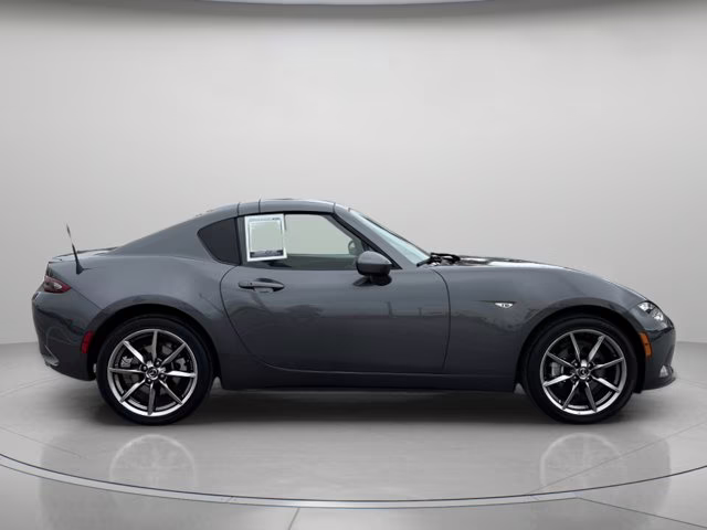 2023 Machine Gray Metallic Mazda MX-5 Miata RF Grand Touring RWD Convertible