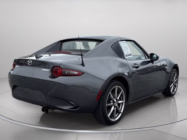 2023 Machine Gray Metallic Mazda MX-5 Miata RF Grand Touring RWD Convertible