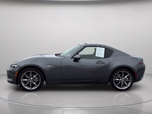 2023 Machine Gray Metallic Mazda MX-5 Miata RF Grand Touring RWD Convertible