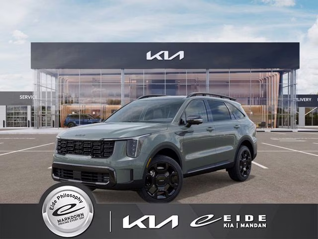 2026 Cityscape Green Kia Sorento Plug-In Hybrid X-Line SX-Prestige AWD SUV
