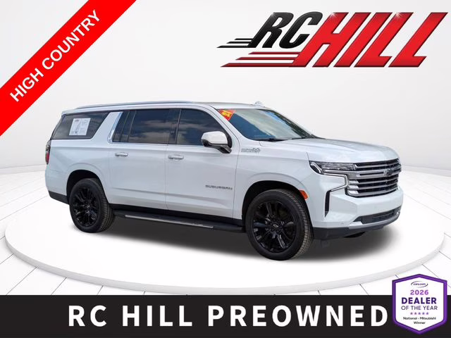2021 Summit White Chevrolet Suburban High Country RWD SUV
