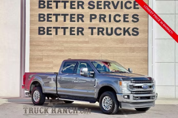 2022 Gray Ford Super Duty F-350 SRW XLT 4X4 Truck