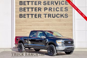 2021 Black Ford F-150 XLT 4X4 Truck
