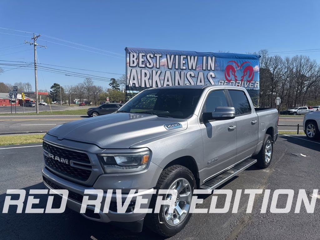 2022 Billet Silver Metallic Clearcoat Ram 1500 Big Horn 4X4 Truck