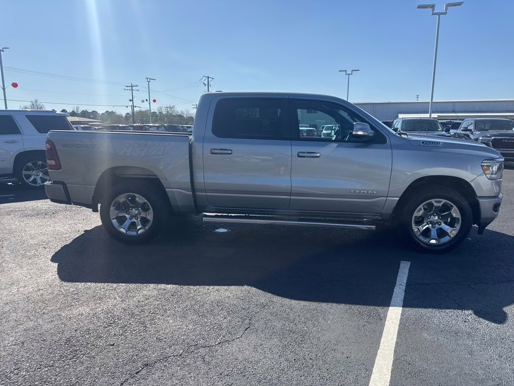2022 Billet Silver Metallic Clearcoat Ram 1500 Big Horn 4X4 Truck