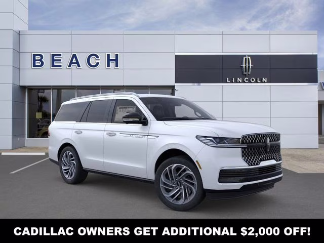 2026 Pristine White Metallic Tri-Coat Lincoln Navigator Reserve 4X4 SUV