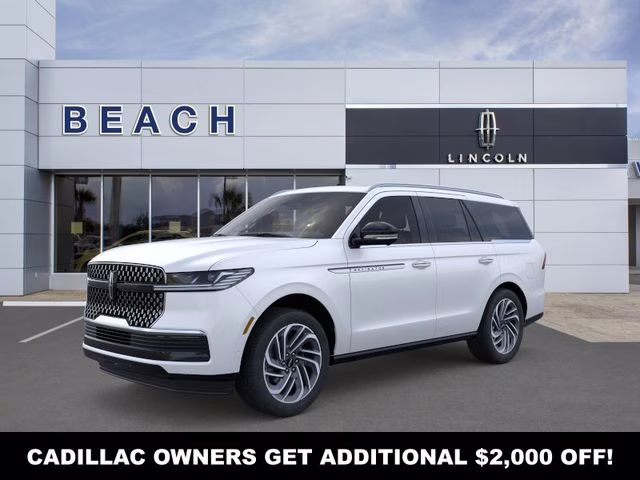 2026 Pristine White Metallic Tri-Coat Lincoln Navigator Reserve 4X4 SUV
