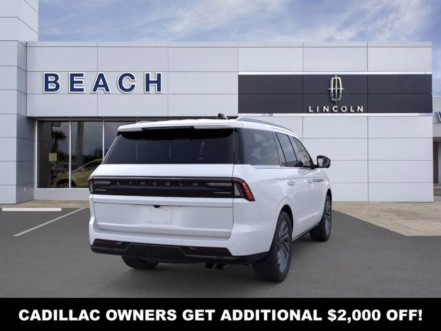 2026 Pristine White Metallic Tri-Coat Lincoln Navigator Reserve 4X4 SUV