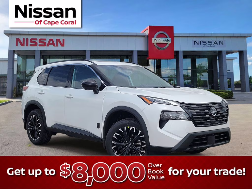 2026 White Pearl Nissan Rogue Dark Armor FWD SUV