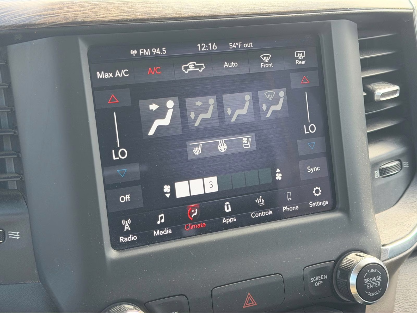 2020 Bright White Clearcoat Ram 1500 Laramie 4X4 Truck