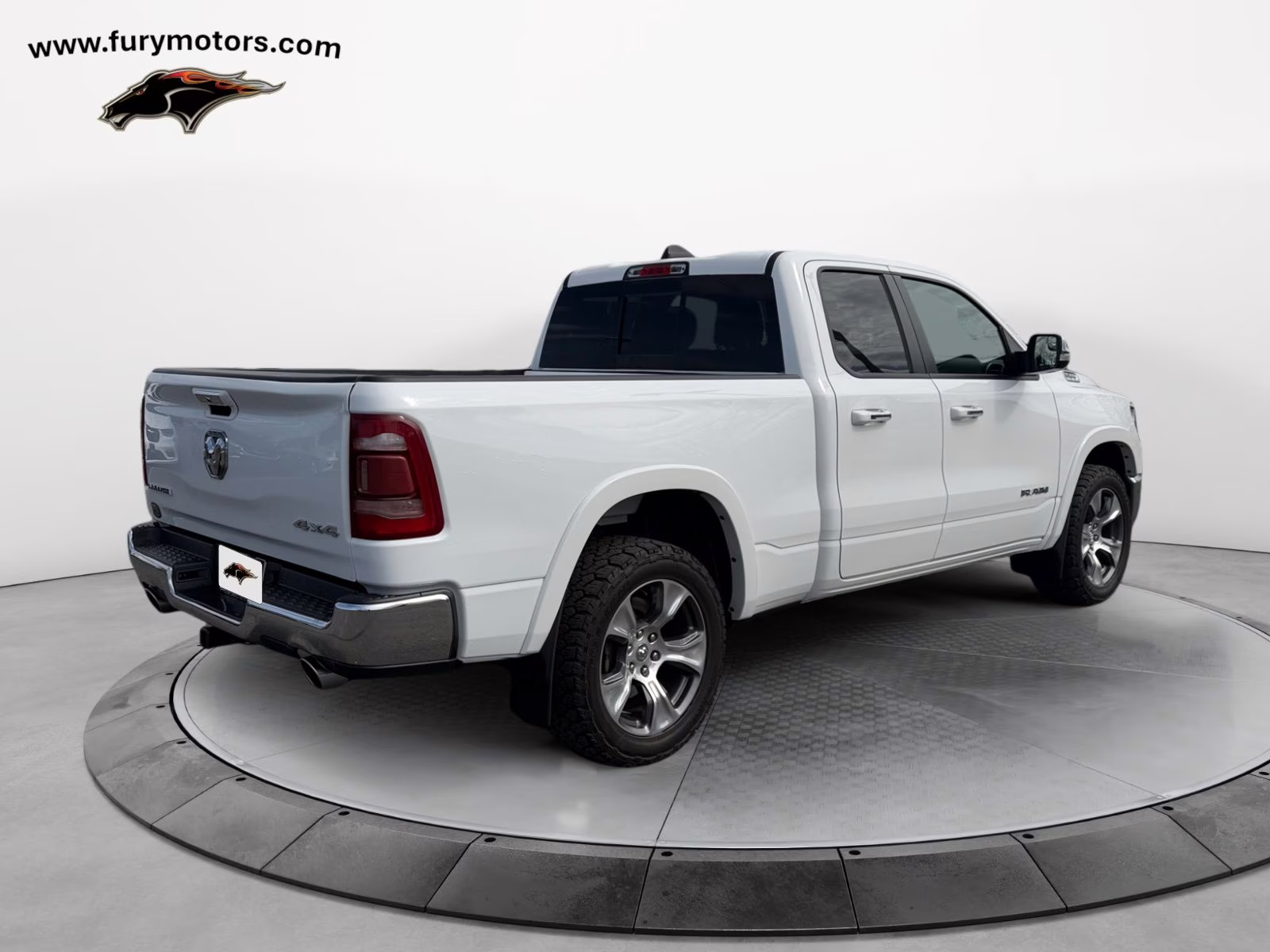 2020 Bright White Clearcoat Ram 1500 Laramie 4X4 Truck