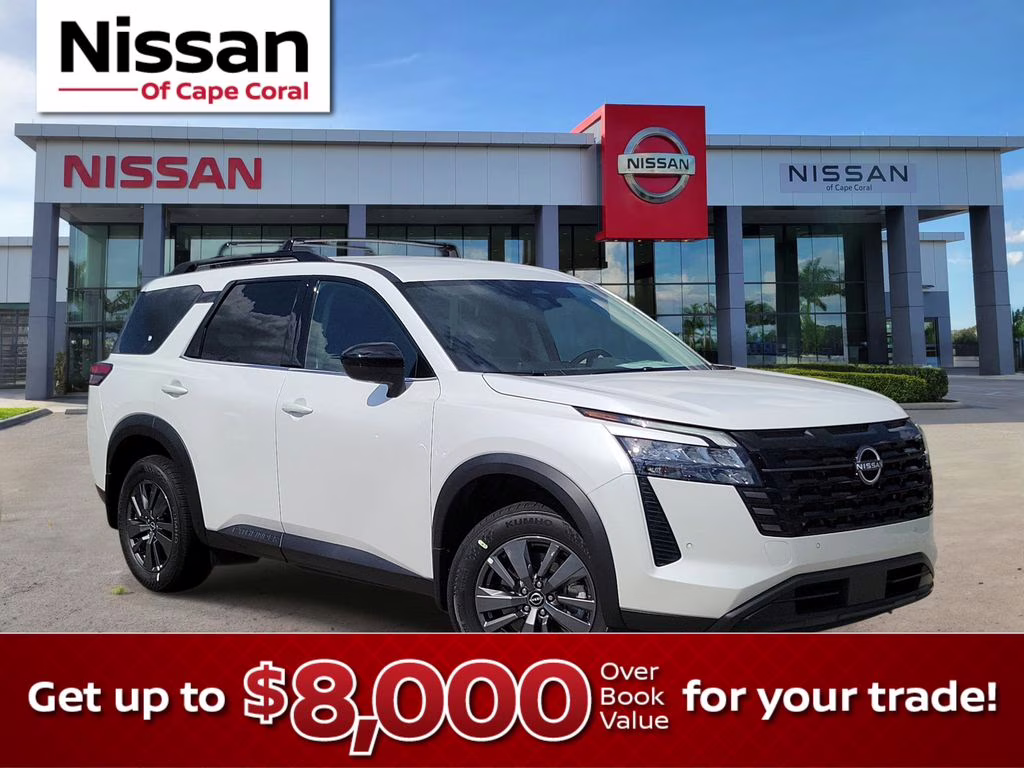 2026 Everest White Pearl Tricoat Nissan Pathfinder SV FWD SUV