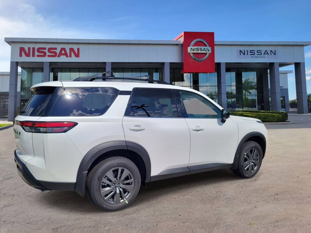 2026 Everest White Pearl Tricoat Nissan Pathfinder SV FWD SUV