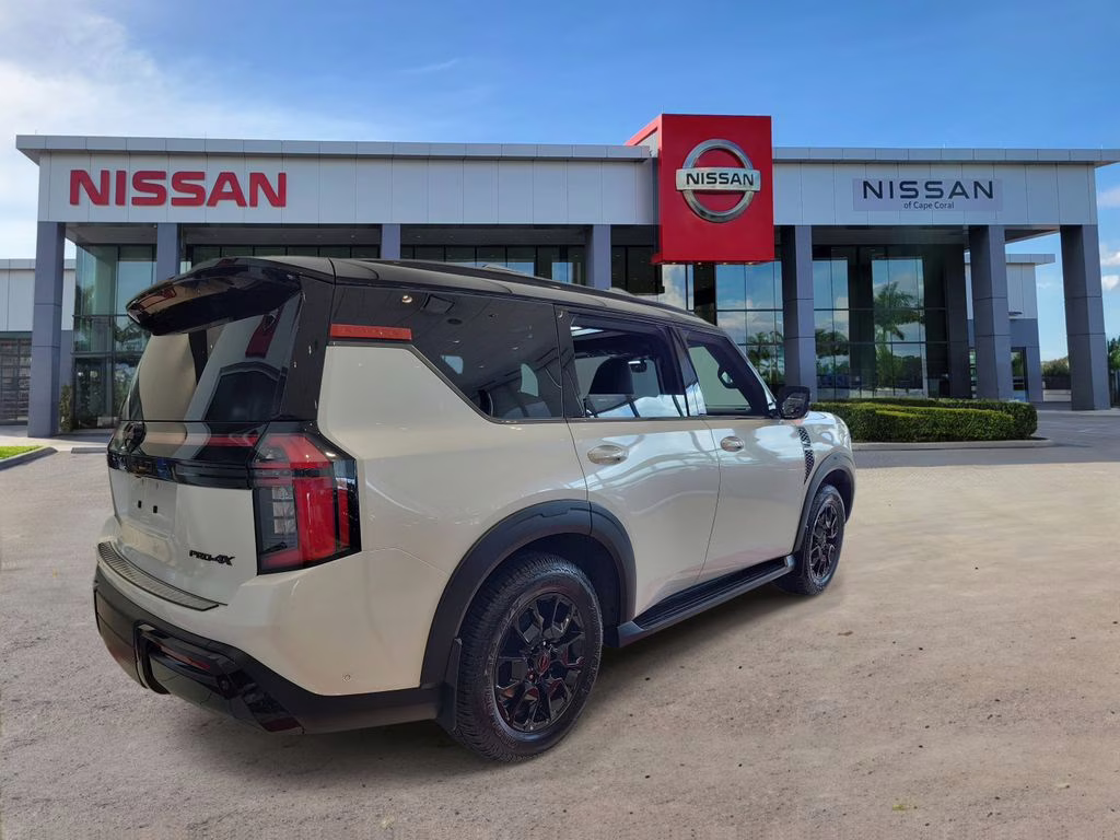 2026 Aspen White/Super Black Nissan Armada PRO-4X 4X4 SUV